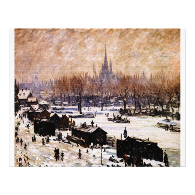 Foto Amesterdã coberto de neve (Frente)