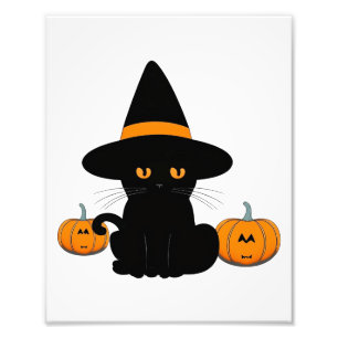 Foto Amigos de Cartoon Bonitos do Halloween, Gato Negra