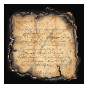 Foto Amor Eterno: Carta Romântica Inspirada na Vintagem