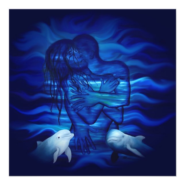 Foto Amor, Passion act - par com Dolphin pair (Frente)