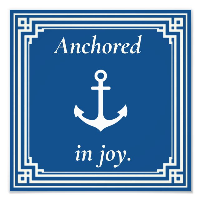 Foto Anchored in Joy  (Frente)
