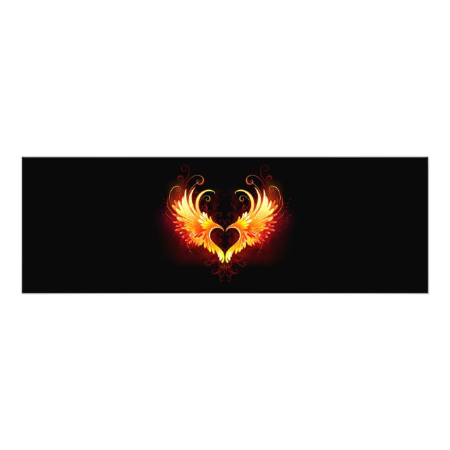 Foto Angel Fire Heart with Wings (Frente)