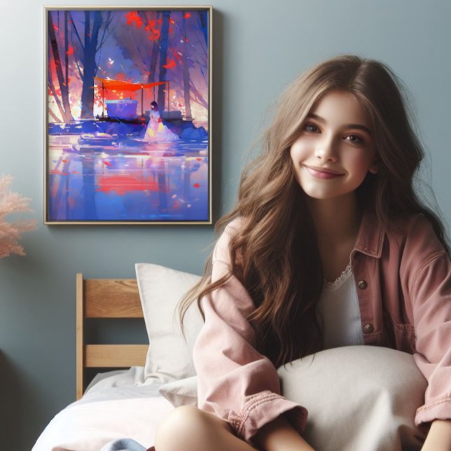 Foto Anime Colorido da Floresta Mágica (Criador carregado)