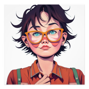 Foto Anime manga pop art amantes do desenho animado per