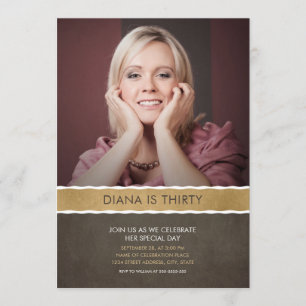 Foto: Aniversário Convites Foto Imagem de 30