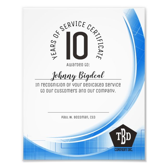 Foto Aniversário de funcionários da onda tecnológica az (Frente)