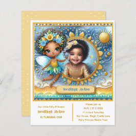 Foto Aniversário Pequena Fada Negra Princesa Afric