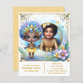 Foto Aniversário Pequena Fada Negra Princesa Afric