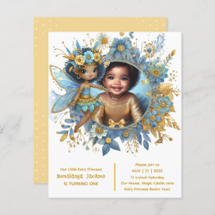 Foto Aniversário Pequena Fada Negra Princesa Afric