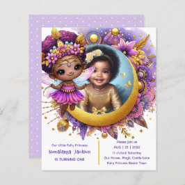 Foto: Aniversário Pequeno Fada Negra Roxo Africano