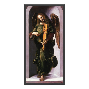 Foto Anjo de Leonardo da Vinci em Verde com uma Viela