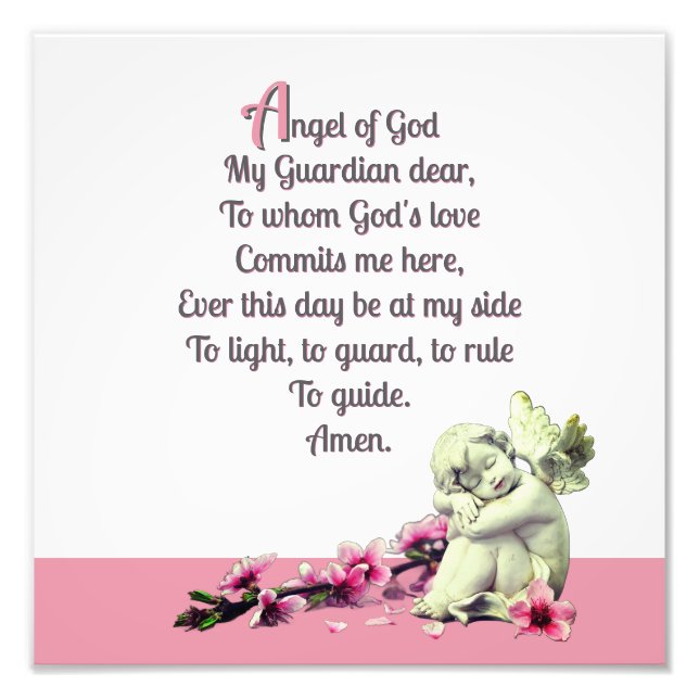 Foto Anjo Guardião da Criança (Frente)