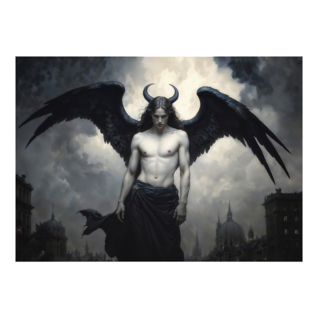 Foto Anjo Negro Lúcifer (Frente)