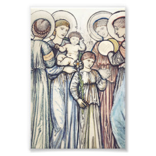 Foto Anjos e Crianças por Sir Edward Burne–Jones