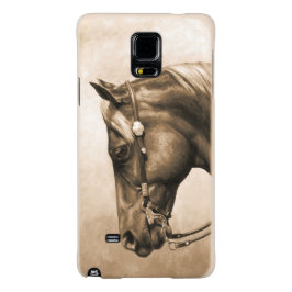 Foto antiga do Cavalo Ranzeiro Ocidental Sepia