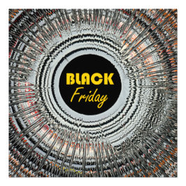 Foto anúncio da Black Friday com arte de rotação origin