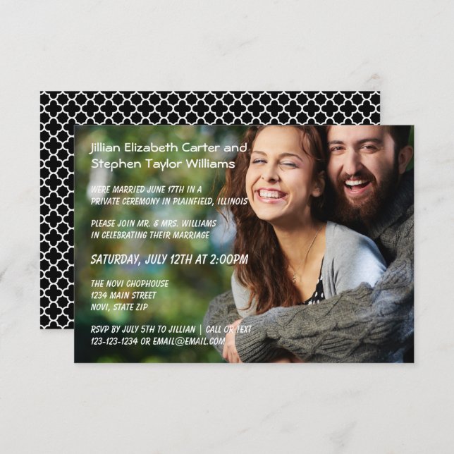 Foto - Anúncio de casamento 3x5 (Frente/Verso)