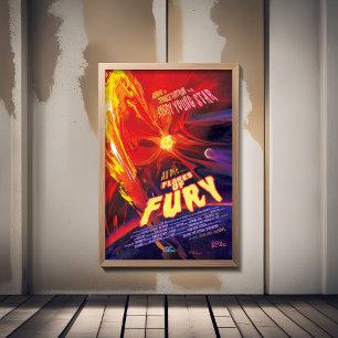 Foto Anúncio De Filme De Horror Sci-Fi, Explosões De Fu