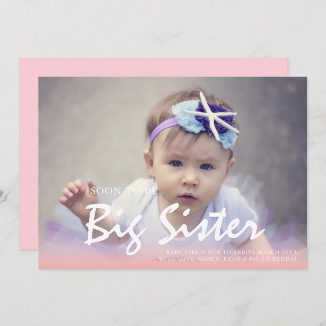 Foto: Anúncio Rosa da Grande Irmã (Frente/Verso)