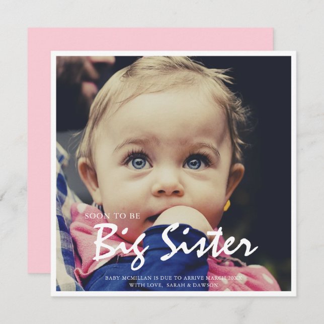 Foto: Anúncio Rosa da Grande Irmã (Frente/Verso)