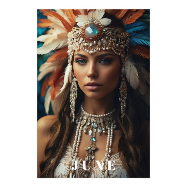 Foto *~ AP53 JUNHO ANIVERSÁRIO PEARLS Boho Mulher (Frente)