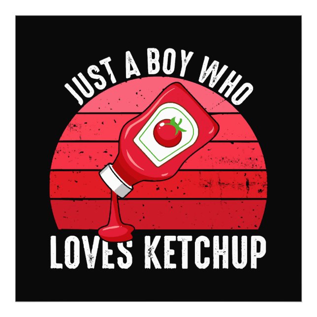 Foto Apenas um garoto que ama ketchup (Frente)