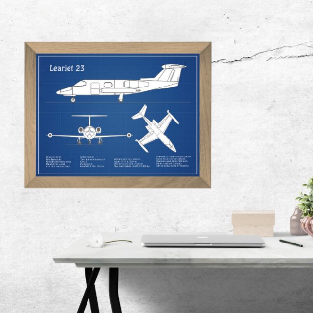 Foto Aprenda 23 - Planos de desenho de projeto de avião (Criador carregado)