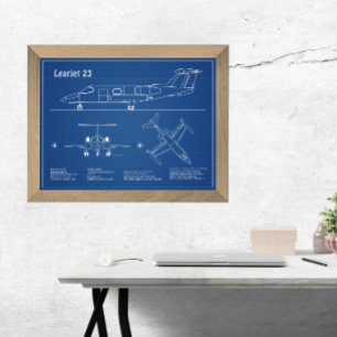 Foto Aprenda 23 - Planos de desenho de projeto de avião