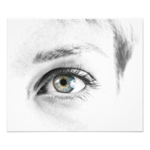 Foto Aproximação dos olhos humanos