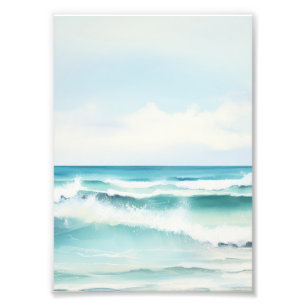Foto Aquarela Turquoise Ocean Wall Art