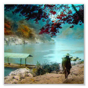 Foto ARASHIYAMA TAKAGI Vidro Lanterna Mágica Slide