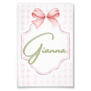 Foto Arco de Enfermeira Gianna Baby Girl Personalizado