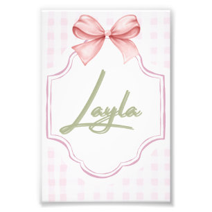 Foto Arco de Ensino da Menina Layla Personalizada
