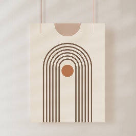 Foto Arco-íris e Sol, Arte Geométrica Abstrata Boho