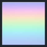 Foto Arco-íris pastel<br><div class="desc">Um arco-íris pastel colorido gradiente.</div>