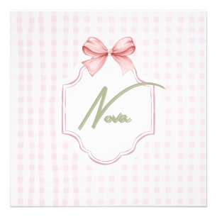 Foto Arco Personalizado de Nova Baby Girl &Gingham