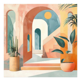 Foto Arcos do Deserto – Arquitetura Abstrata Moderna