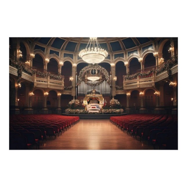 Foto Área do Designer de Órgãos de Tubos de Teatro (Frente)