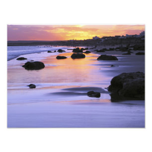 Foto Argentina, Las Grutas. A praia ao pôr do sol.