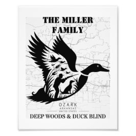 Foto Arkansas Duck Hunting Cabin Decor Personalised