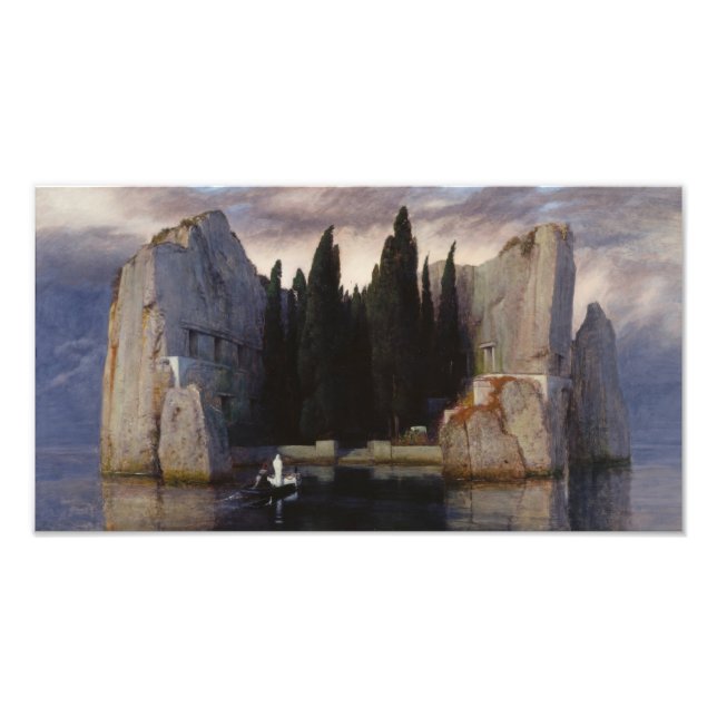 Foto Arnold Böcklin - A Ilha dos Mortos (Frente)