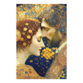 Foto Art Nouveau A Couple In Love