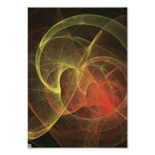 Foto Arte Abstrata Chama Mágica