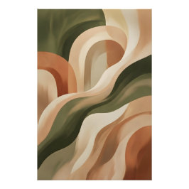 Foto Arte Abstrata em Terracota da Terra Impressão de F