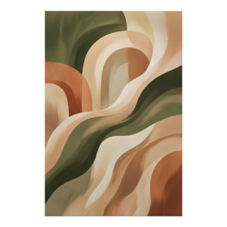 Foto Arte Abstrata em Terracota da Terra Impressão de F