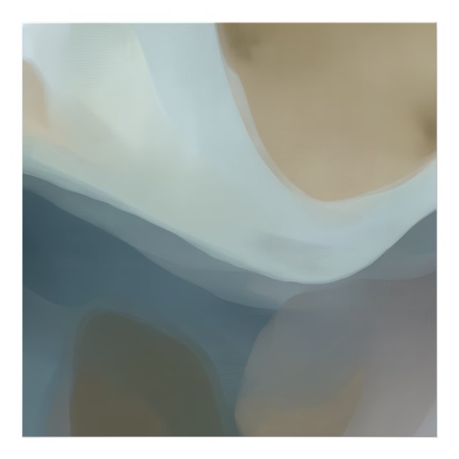 Foto Arte Abstrata Horizonte Suave (Frente)