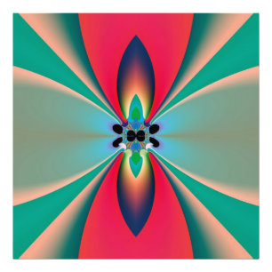Foto Arte abstrato Flor Funky