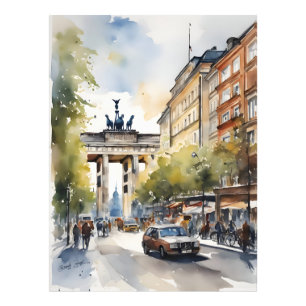 Foto Arte aquarela de Berlim