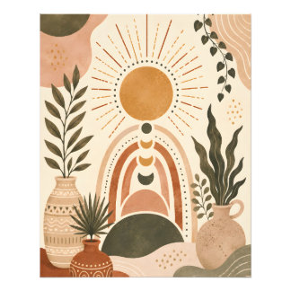 Foto Arte Botânica e Sol Boho