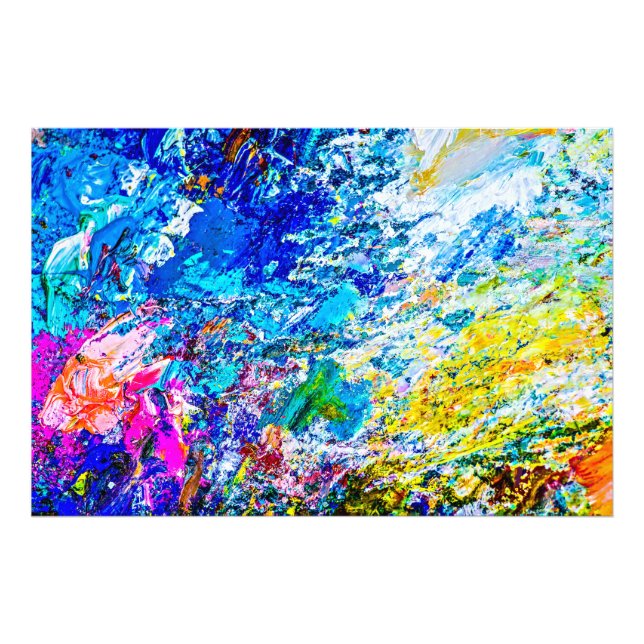 Foto Arte da paleta de cores (Frente)